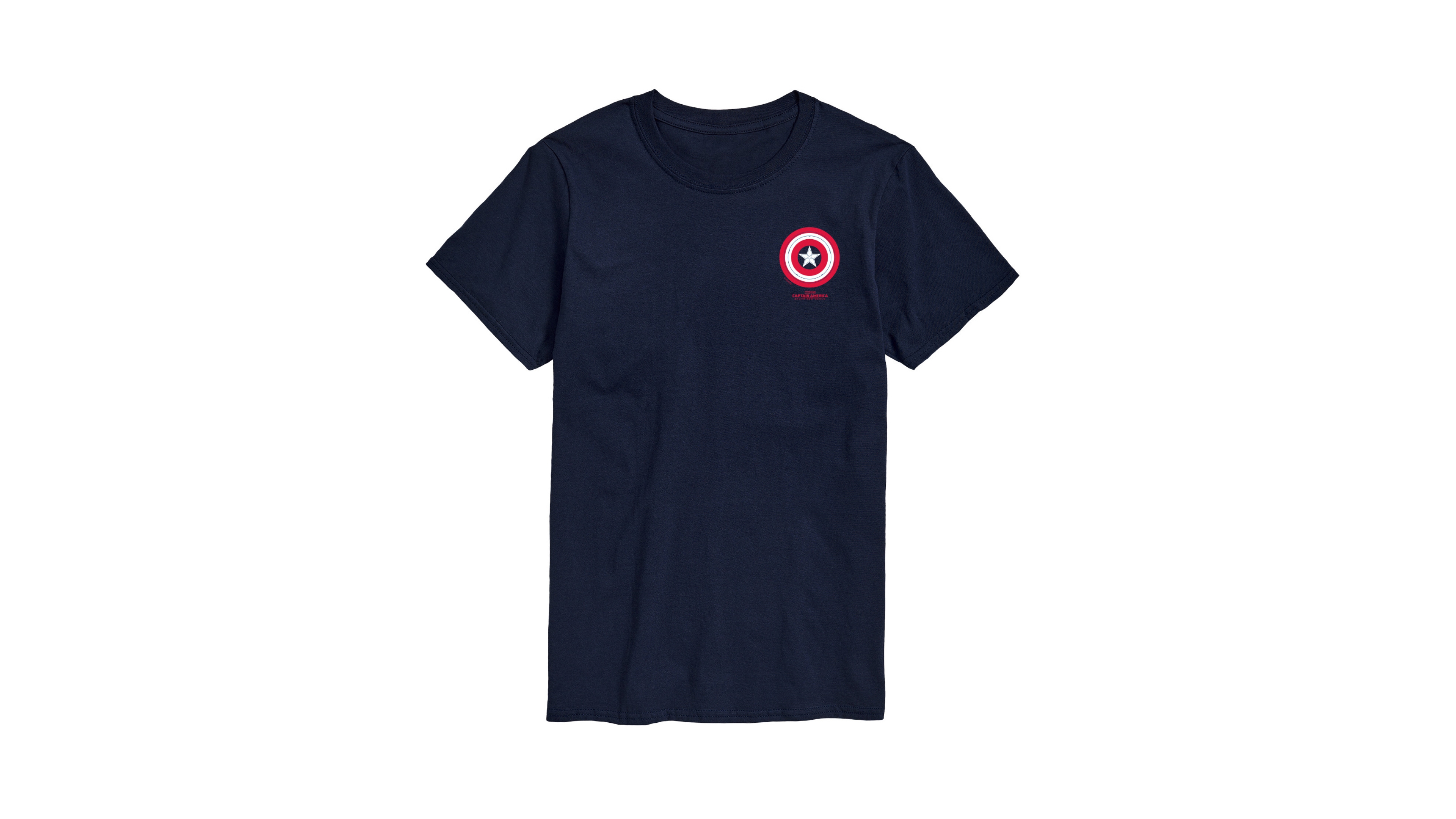 Airwaves Men's Captain America Brave New World Logo Short Sleeve T-Shirt