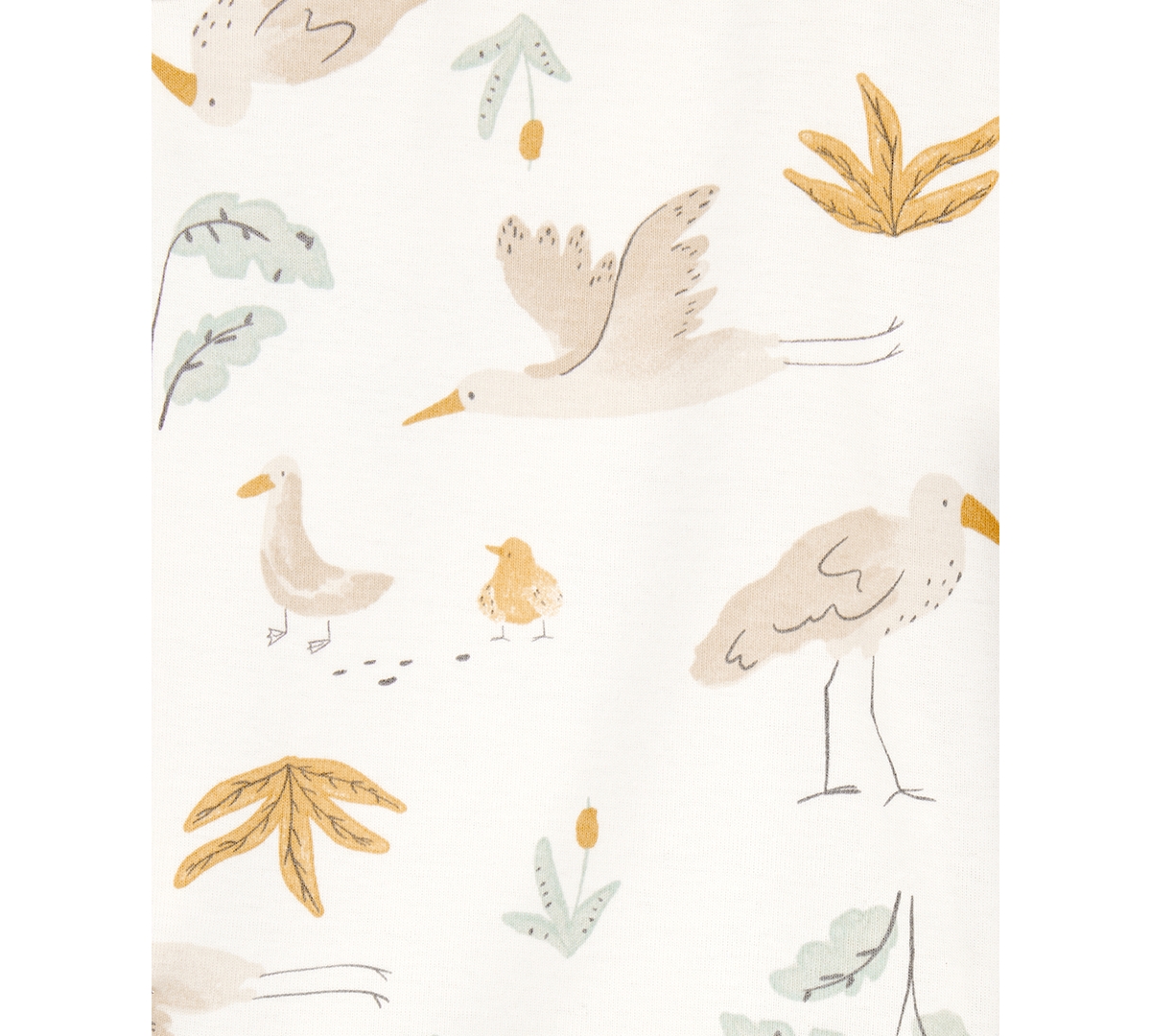 Carter's Baby Boy Or Baby Girl Striped Birds Short-sleeve Bodysuits, 5 Pack