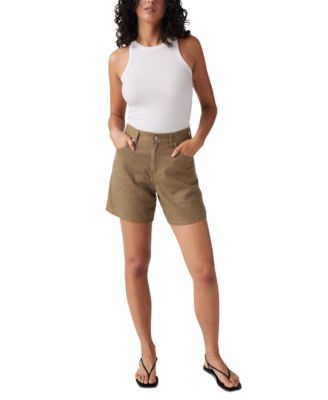 Levi's - Women's Cotton High Rise Baggy Shorts