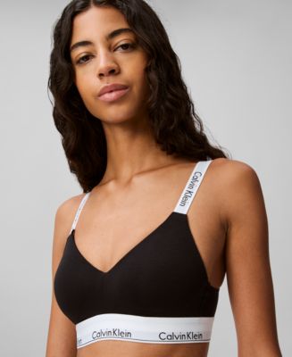ブラジャー＆ショーツ   Lightly Lined Bralette Black QF7059-001 Modern Cotton Lightly Lined Bralette | Calvin Klein
