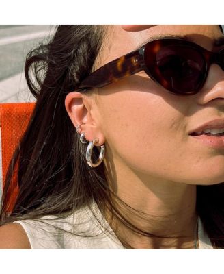 Bold Huggie Hoops - Giulia