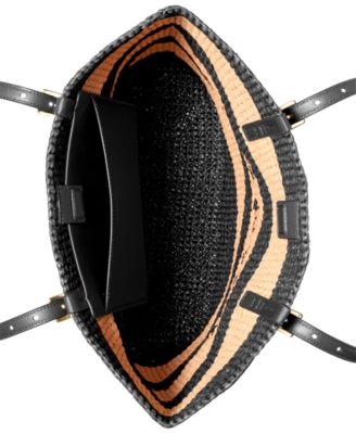 Quinn Large North South Woven Tote