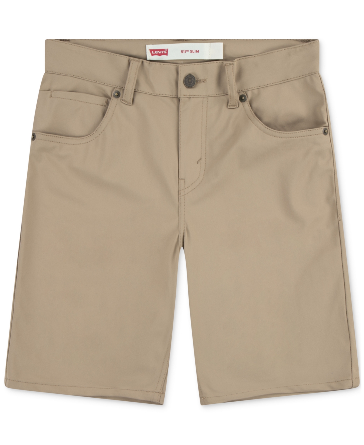 LEVI'S BIG BOYS 511 SLIM FIT PERFORMANCE STRETCH SHORTS 
