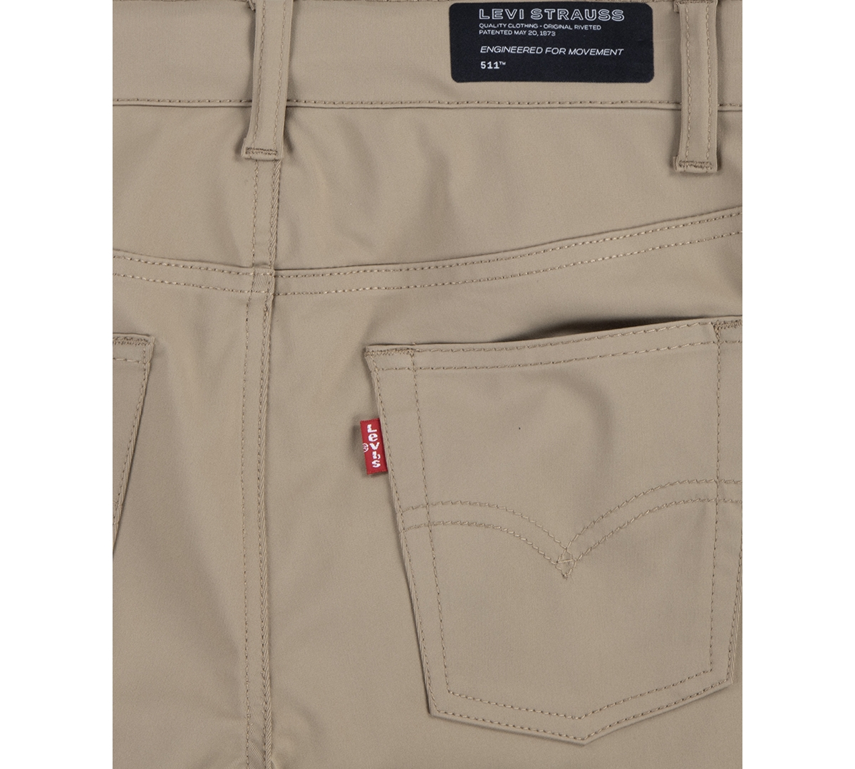 LEVI'S BIG BOYS 511 SLIM FIT PERFORMANCE STRETCH SHORTS 