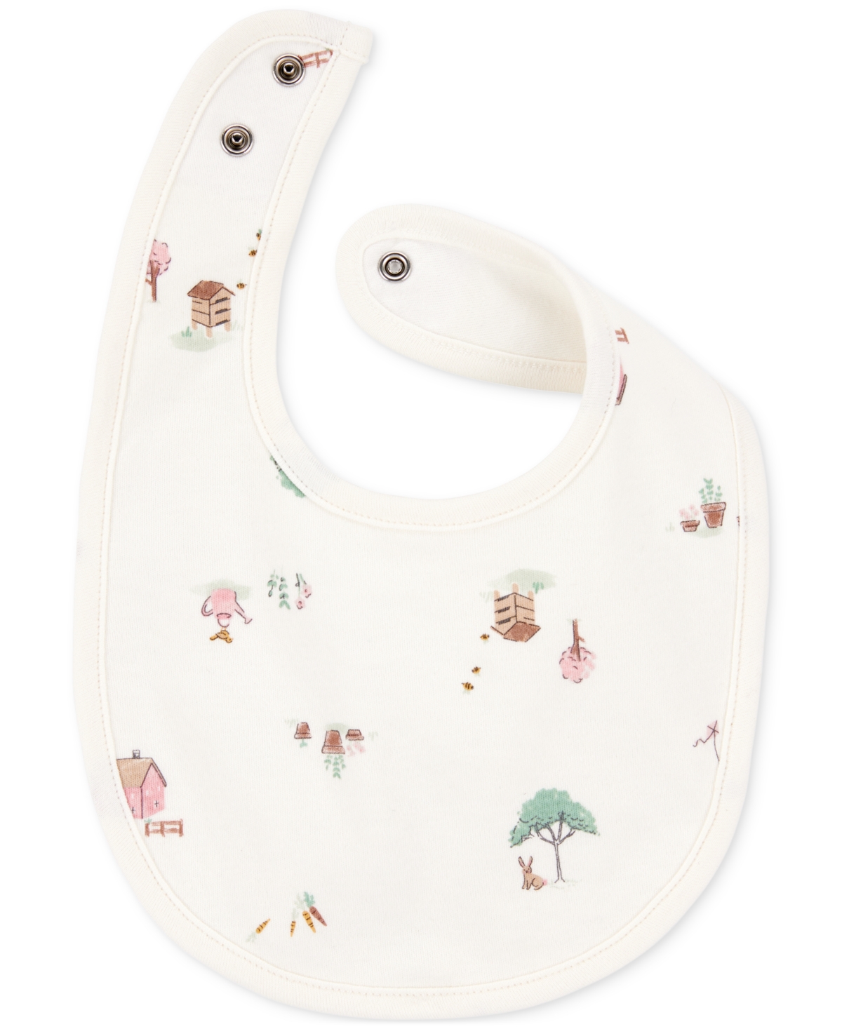 Carter's Baby Girls Floral Bibs, 3 Pack