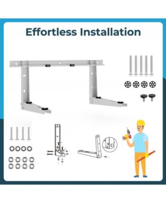 Mini Split Wall Mounting Bracket for 6000-12000 BTU Universal Ductless AC
