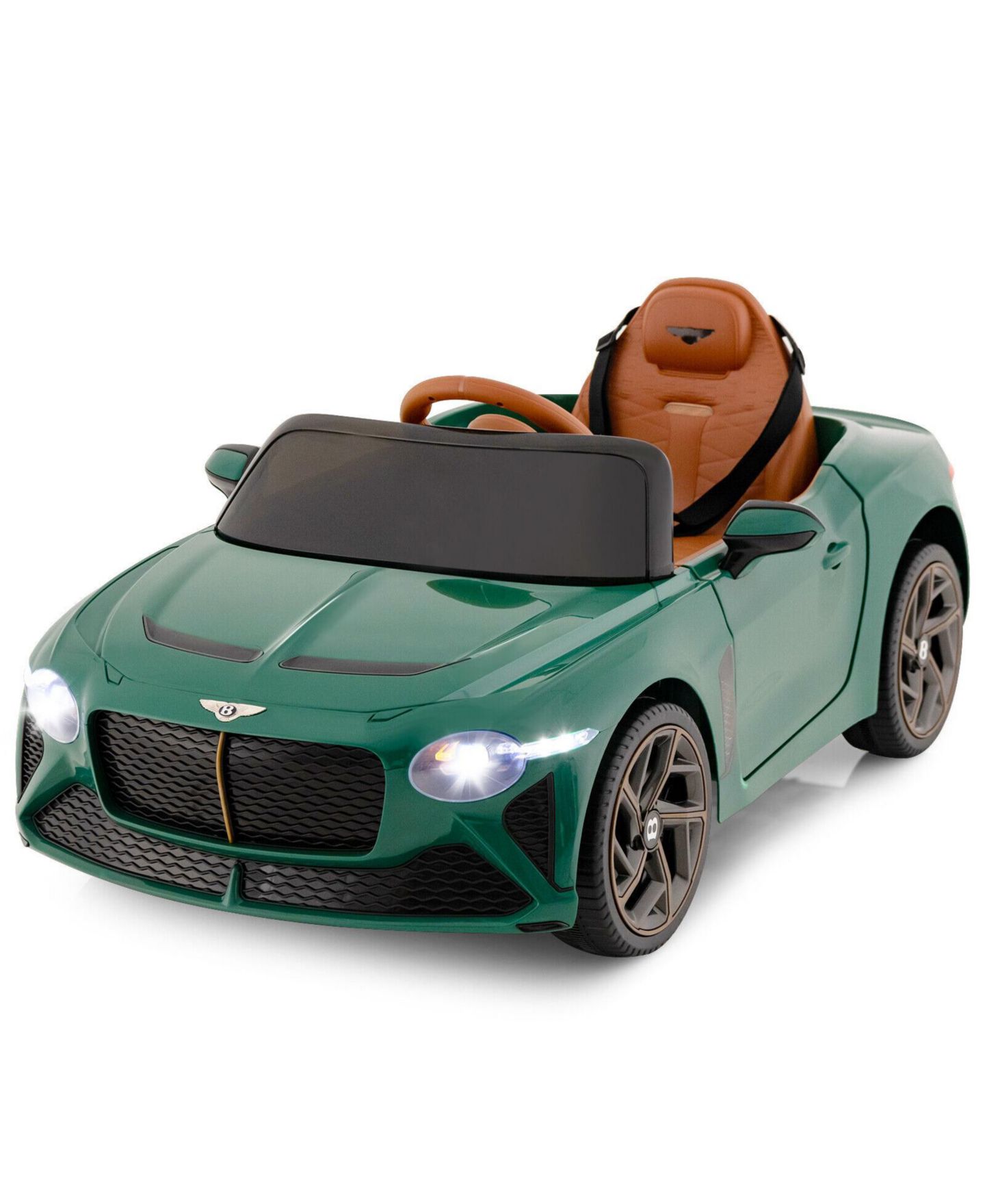 Детская игрушка HONGGE Licensed Bentley Bacalar 12V Kids Ride-On Car with Remote Control, цвет: Зелёный — фото 1