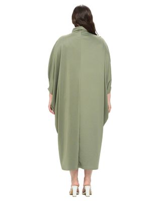 Plus Size Potter Cape Kaftan Midi Dress