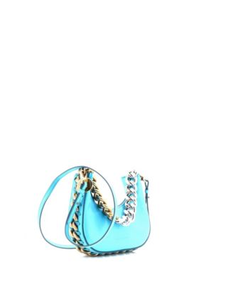 Mini Frayme Zipped Hobo Bag Faux Leather