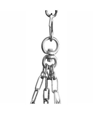 Heavy Duty Premium 220lb Capacity Heavy Bag Chain for Boxing Kickboxing Muay Thai Heavybags Perfect Heavy Bag Hanger Chain Strap with No Tangle Swivel hanger for Punching Bags