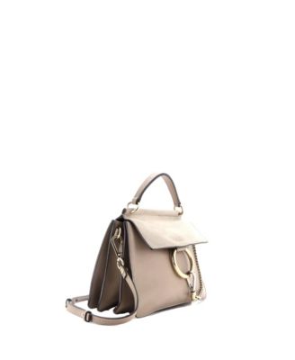 Small Faye Top Handle Bag Leather