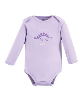 Soft Natural Cotton Long-Sleeve One-Piece Essentials