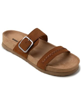Women's Gideon Suede 2-Strap Buckle Sandals
