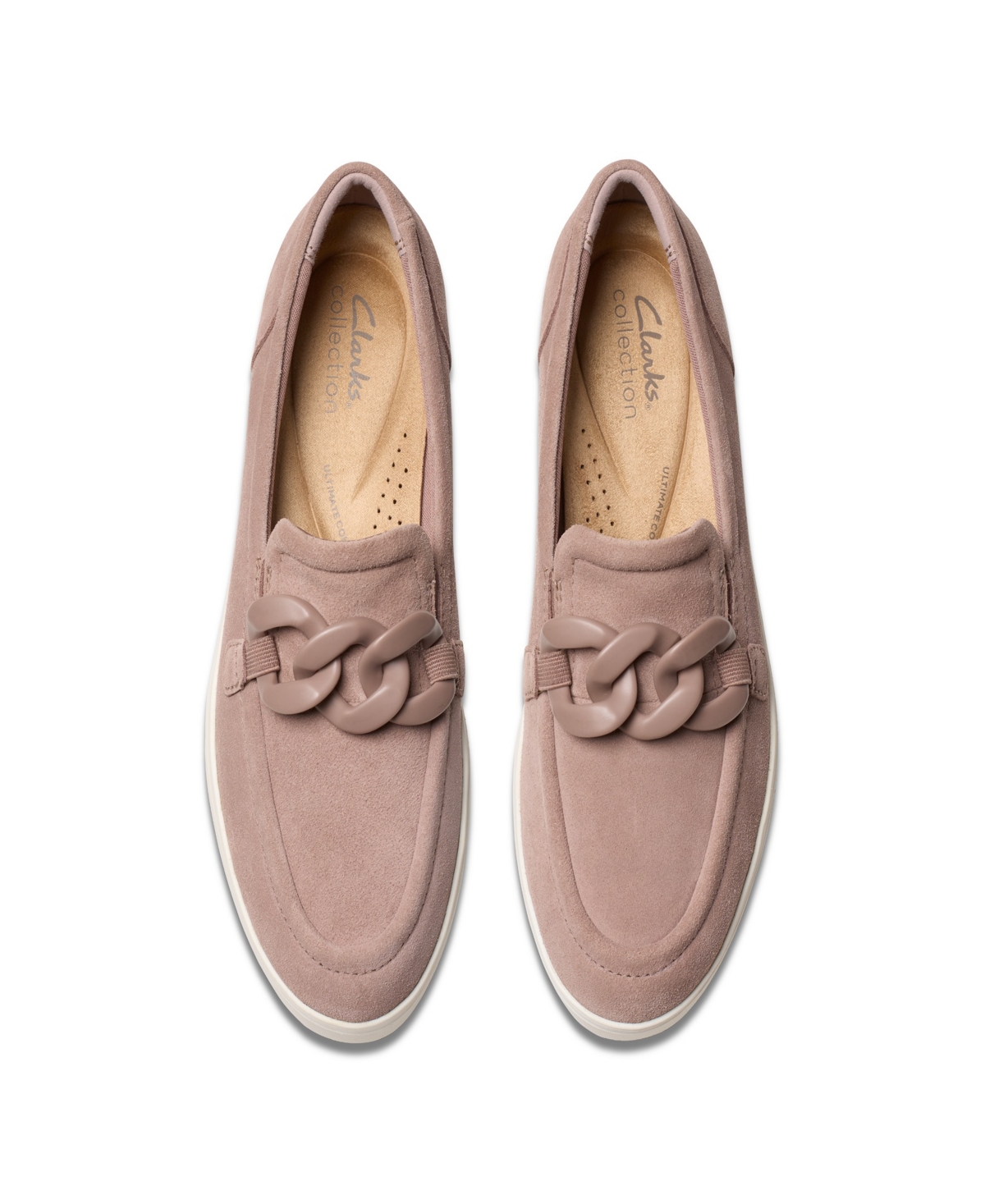 Clarks Women's Collection Zylah May Shoes In Mauve Suede
