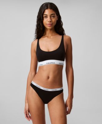 Calvin Klein Women's Modern Cotton Lightly Lined Bralette QF7586