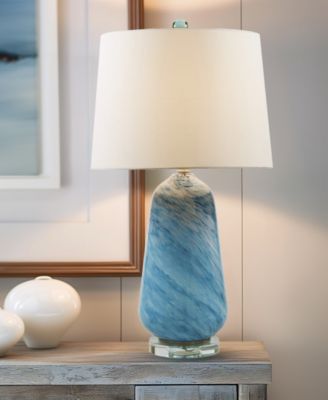 28" Aquaviva Confetti Glass Table Lamp