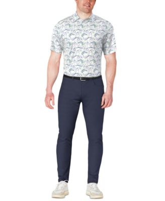 Men's Toucan-Pattern Polo Shirt