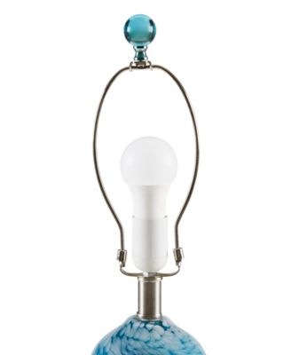 28" Aquaviva Confetti Glass Table Lamp