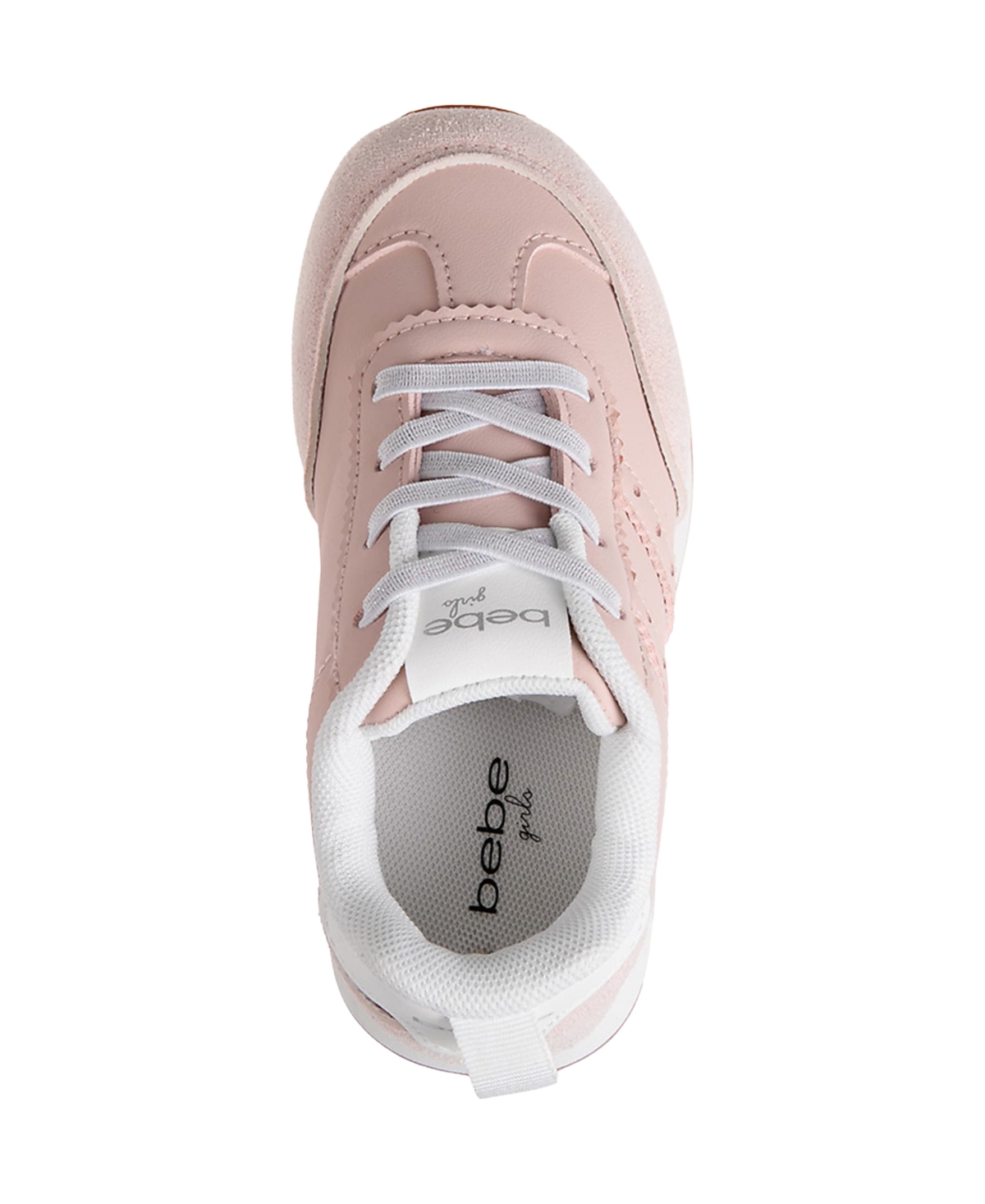 Bebe Toddler Girls Jogger With Rhinestones Shoe In Blush