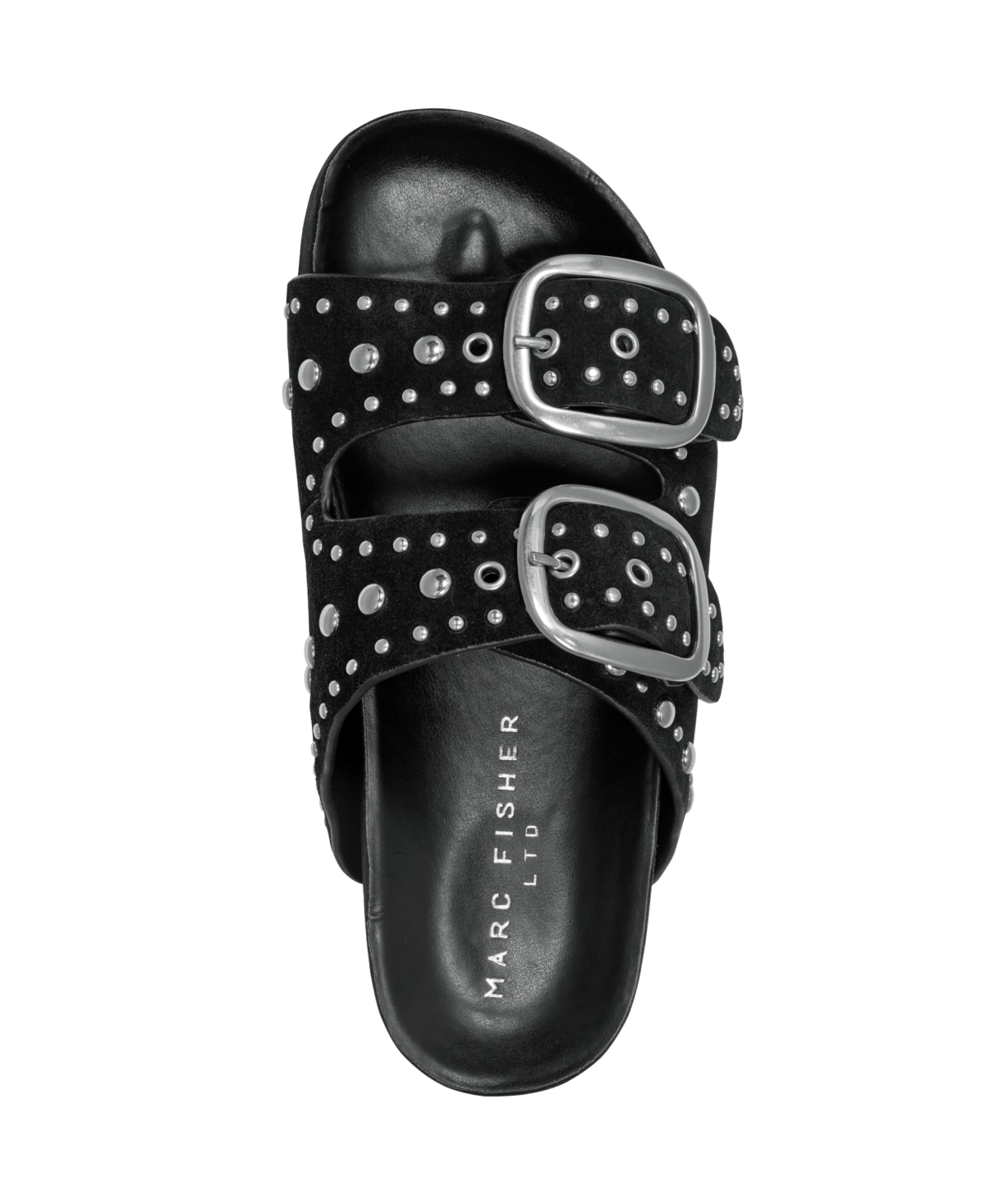 Marc Fisher Ltd Women's Sayge Double Studded Strap Platform Sandals