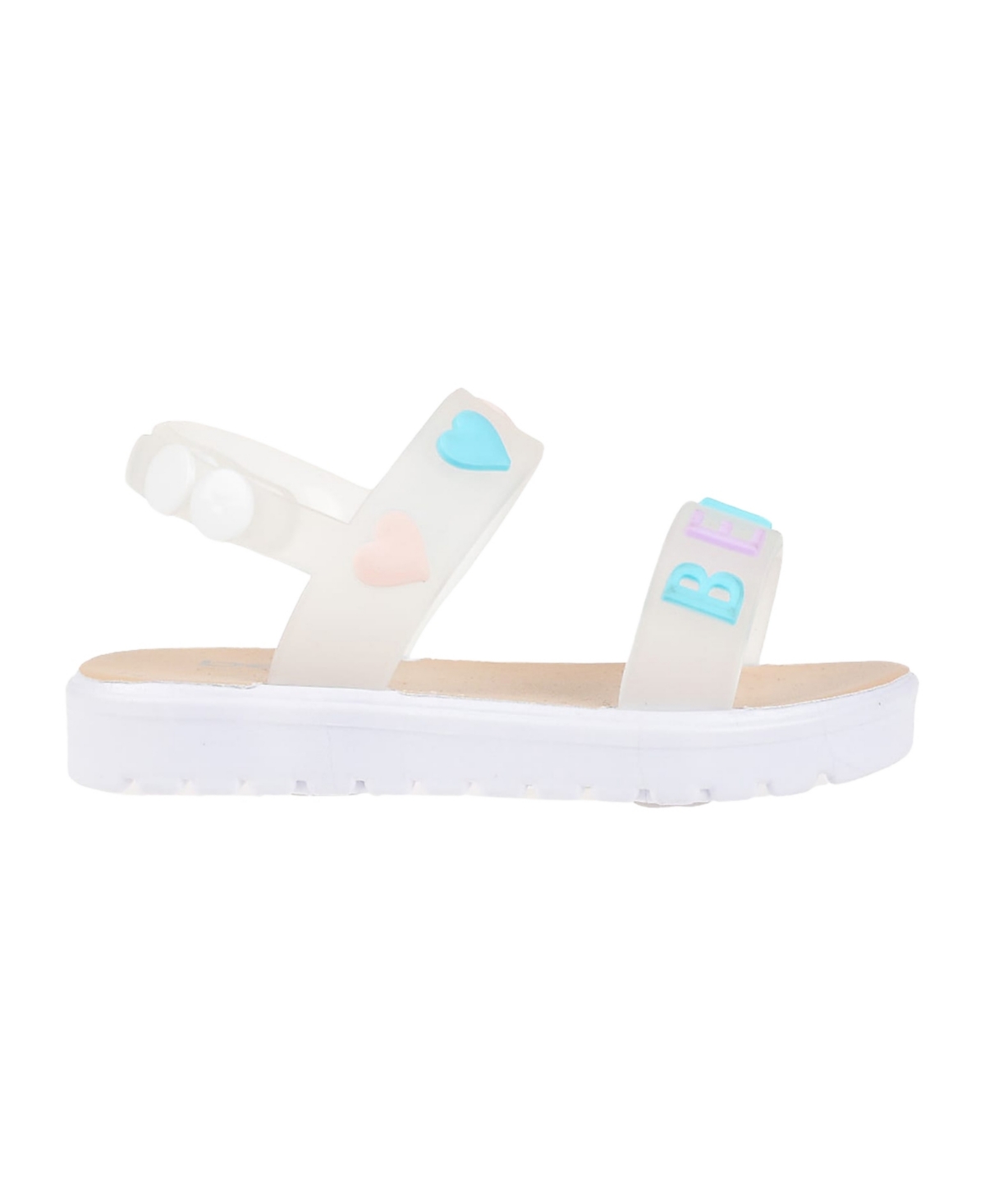 Bebe Toddler Girls Cute And Comfortable Summer Sandals In White