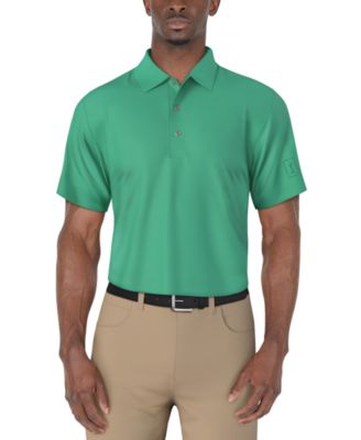 PGA TOUR - Men's Airflux Short Sleeve Mesh Golf Polo Shirt