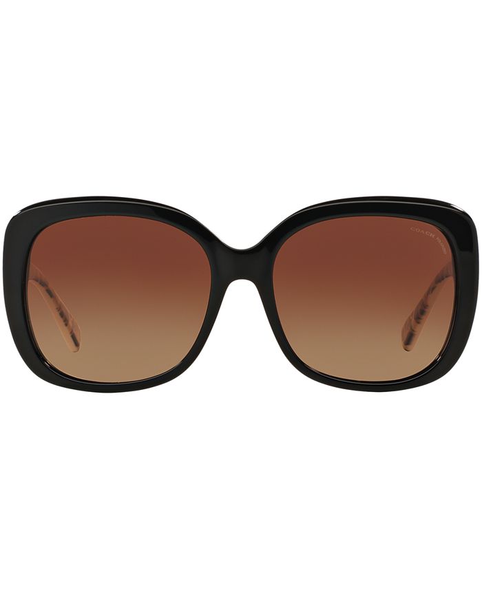 COACH Polarized Sunglasses, HC8158 Macy's
