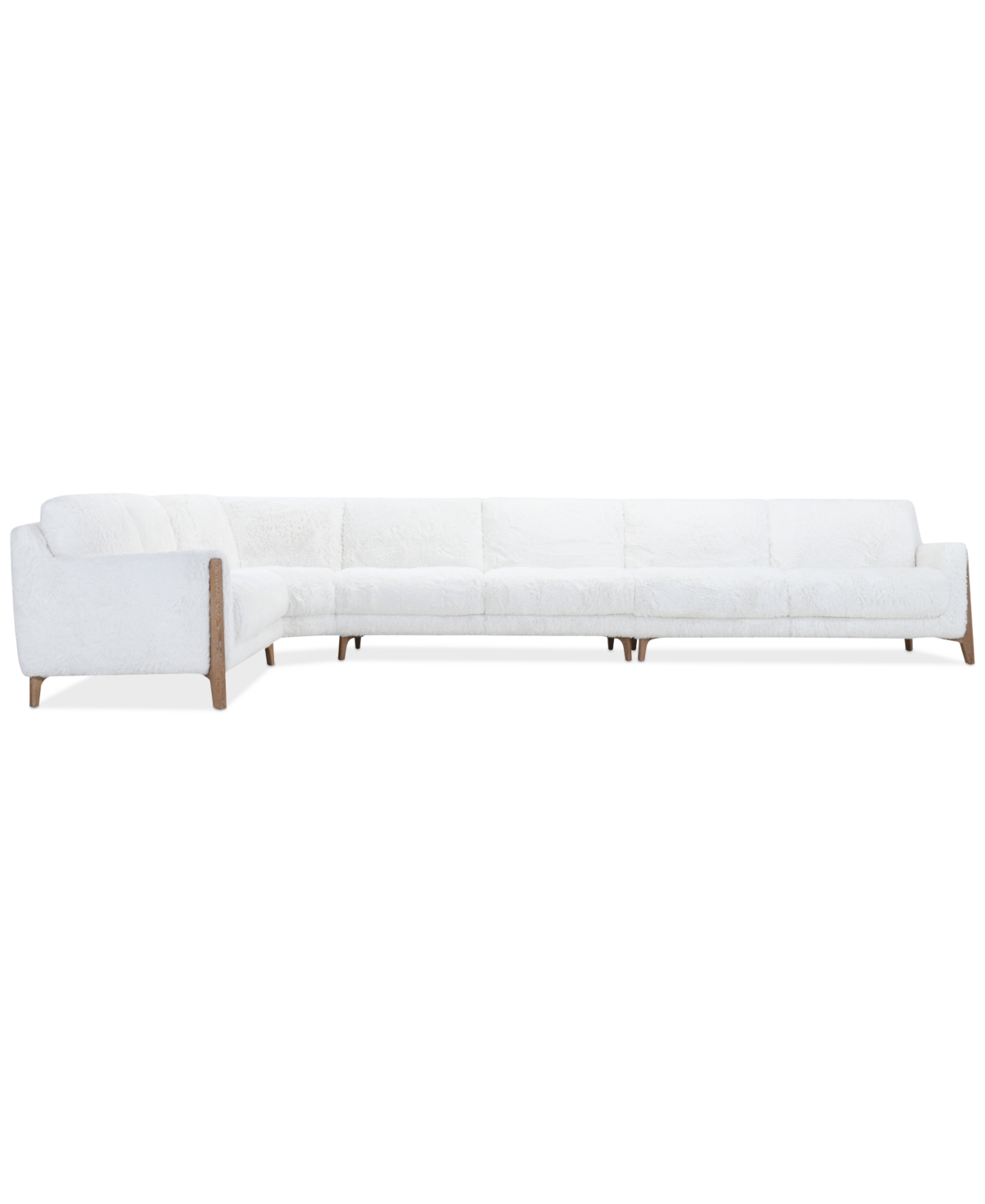 Macy's Briannie 4-pc. Fabric L Sectional, Exclusively At