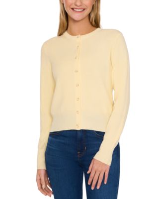 CeCe - Women's Button-Front Knit Cardigan