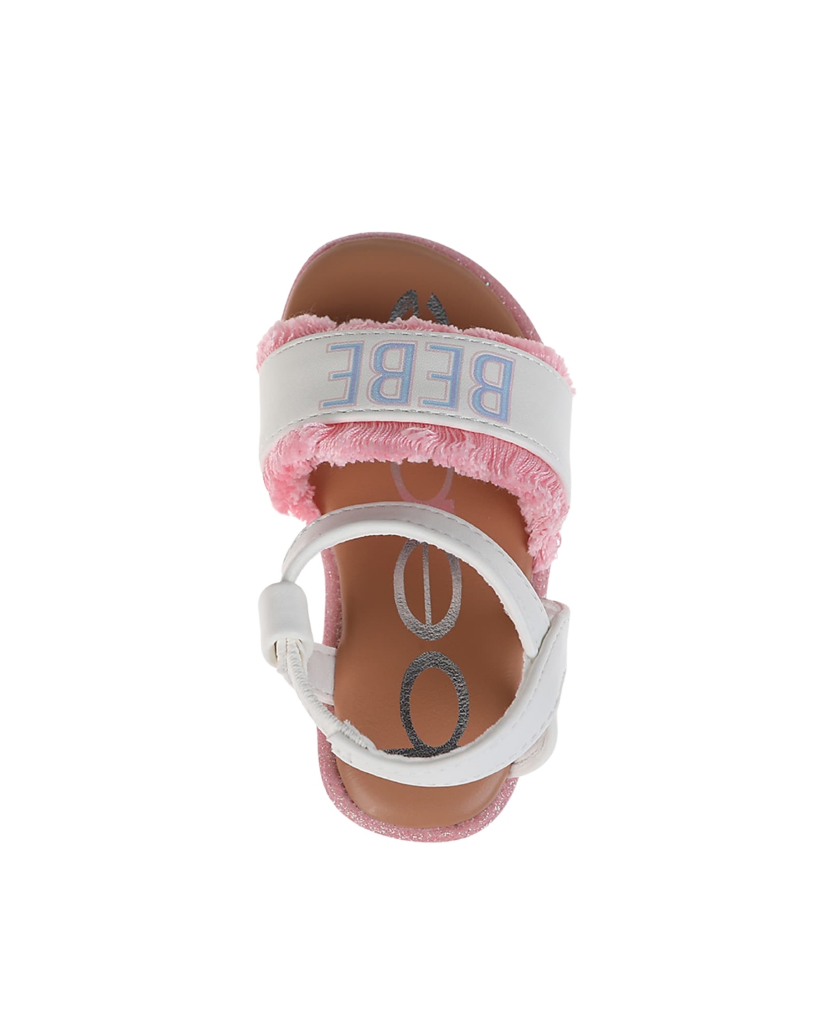Bebe Toddler Girls Trendy And Comfortable Sandals In White Multi