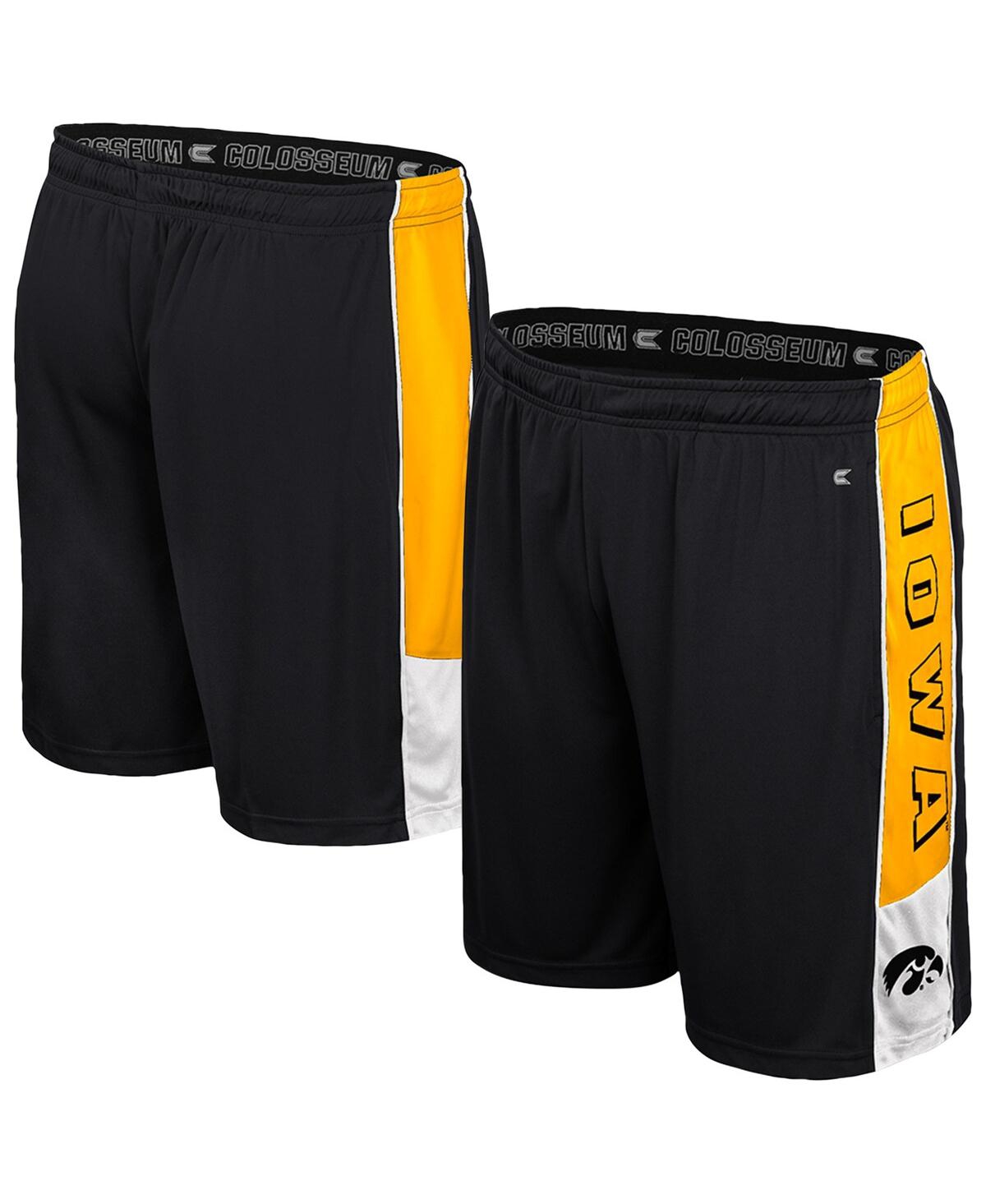 Men's Black Iowa Hawkeyes Quantum Shorts - Black