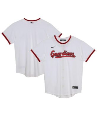 Nike - Baby Boys and Girls White Cleveland Guardians Home Blank Replica Jersey