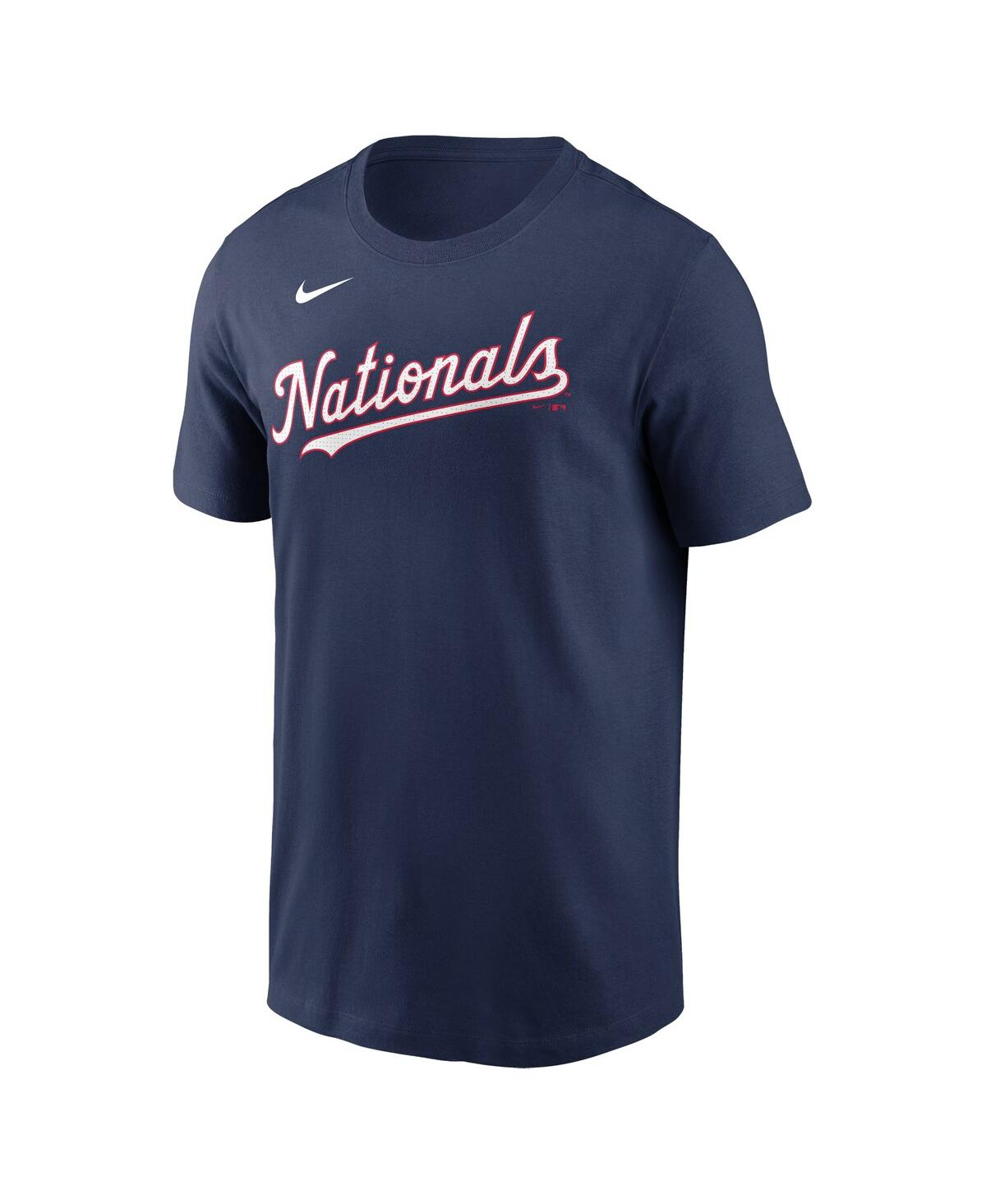Nike Men's Joey Gallo Navy Washington Nationals Fuse Name Number T-shirt In Blue
