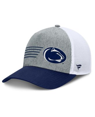 Fanatics - Men's Heather Gray/Navy Penn State Nittany Lions Profile Trucker Adjustable Hat