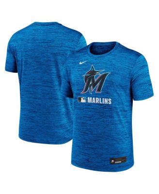 Nike - Men's Blue Miami Marlins Authentic Collection Velocity Performance Practice T-Shirt