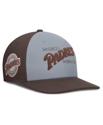 Nike - Men's Gray/Brown San Diego Padres Pro Performance Snapback Hat
