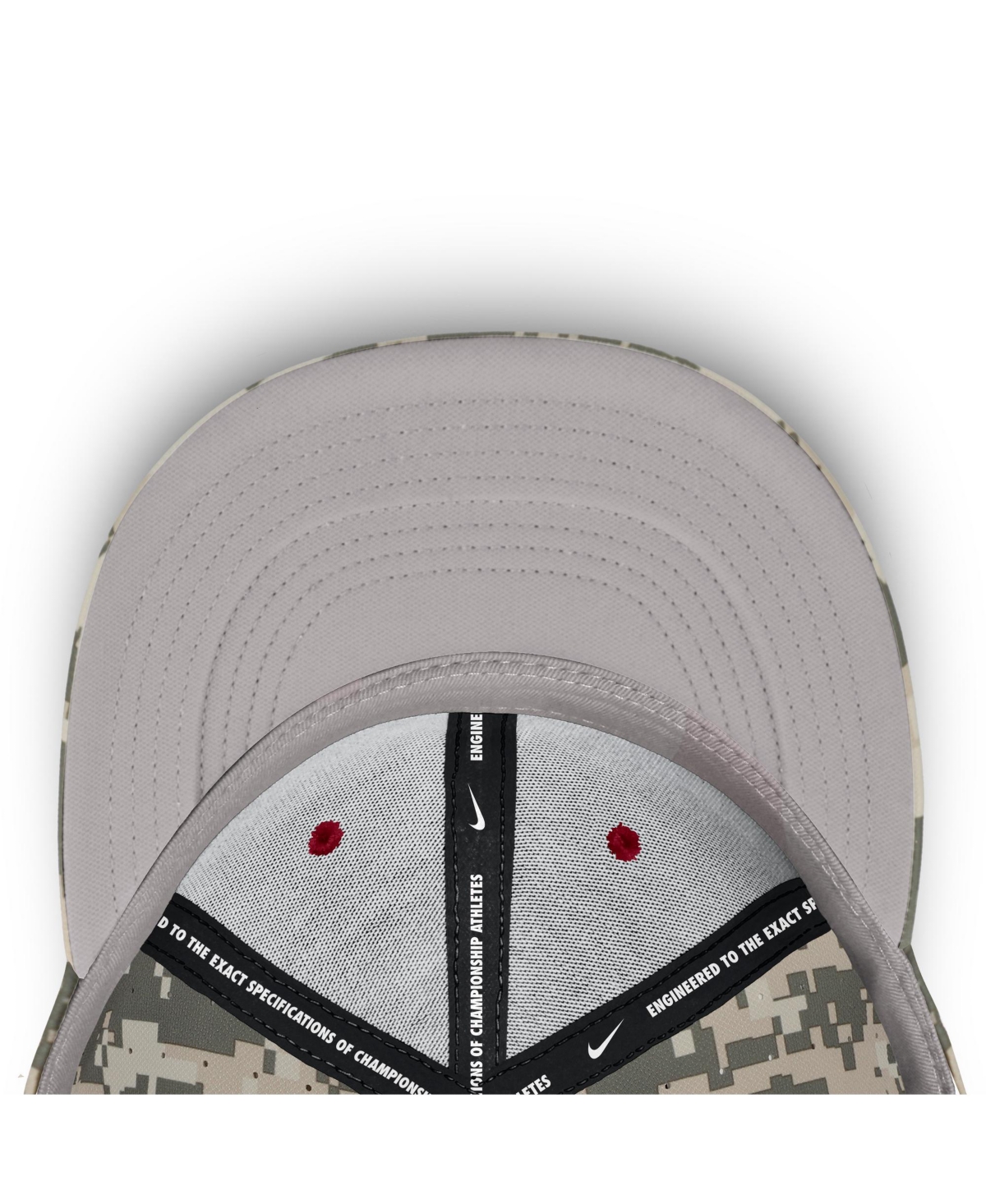 Nike Men's Digital Camo Alabama Crimson Tide 2025 Dugout True Performance Fitted Hat