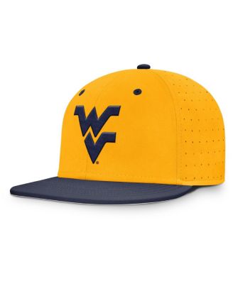 Nike - Men's Gold West Virginia Mountaineers On-Field Dugout True Performance Fitted Hat