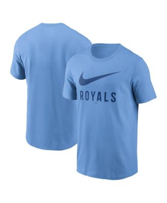 Nike - Men's Light Blue Kansas City Royals Swoosh T-Shirt