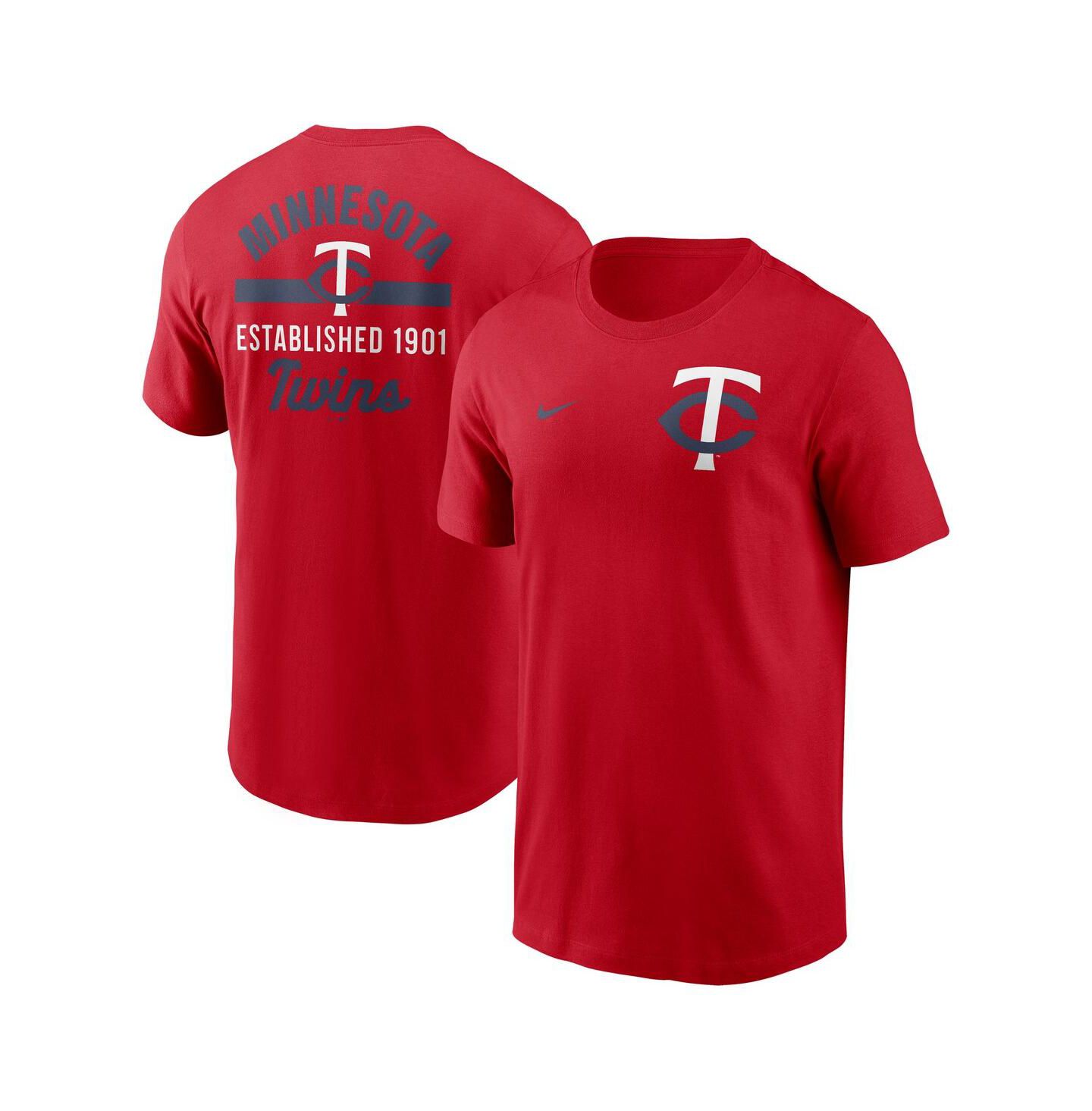 Мужская футболка Nike Red Minnesota Twins — фото 1