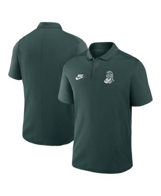 Nike - Men's Green Michigan State Spartans Primetime Victory Legacy Vault Logo Performance Polo Shirt