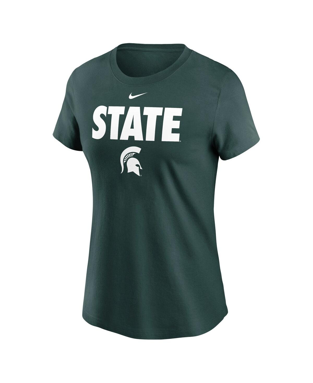 Nike Women's Green Michigan State Spartans Local Ultimate Chant T-shirt In Green