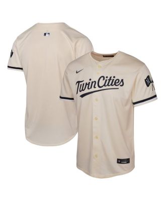 Nike - Big Boys and Girls Cream Minnesota Twins Alternate Limited Jersey