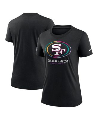 Nike - Women's Black San Francisco 49ers 2024 NFL Crucial Catch Tri-Blend T-Shirt