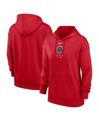 Nike - Women's Red Los Angeles Angels City Connect Practice Performance Pullover Hoodie