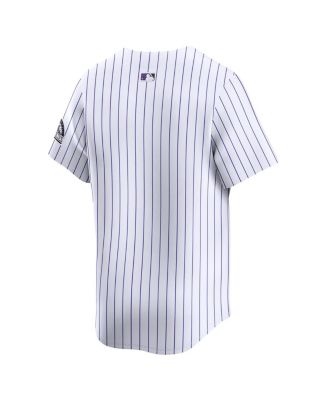 Men's White Colorado Rockies Home Limited Player Jersey
