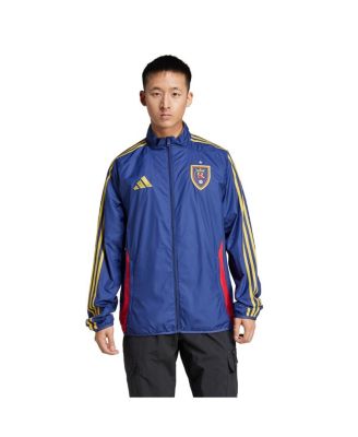 Men's Blue/White Real Salt Lake 2025 Anthem Reversible Full-Zip Jacket