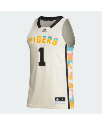 Men's #1 Khaki Grambling Tigers Honoring Black Excellence Basketball Jersey