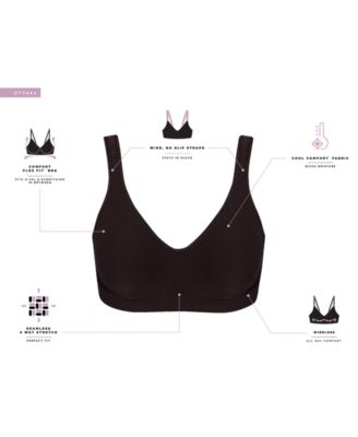 Comfort Revolution ComfortFlex Fit Seamless 2-ply Wireless Bra 3484