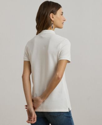 Ralph Lauren Pique Mesh スカート ホワイト Polo Ralph Lauren PIQUÉ MESH PLEATED SKORT - Pleated skirt